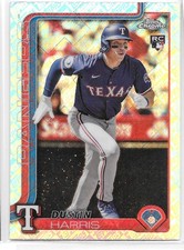 Dustin Harris - Texas Rangers- RC - Topps Logofractor - 2025 Topps Chrome - #131