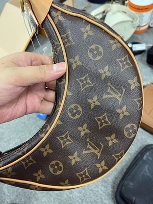 Authentic Louis Vuitton Loop Hobo Monogram Canvas