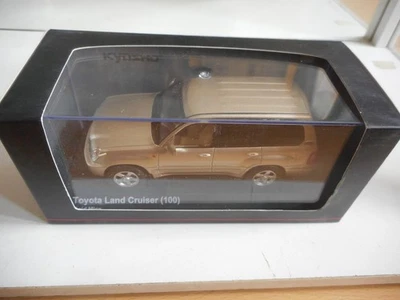 Kyosho Toyota Land Cruiser (100) in Gold Mica on 1:43 in Box - Photo 1/2