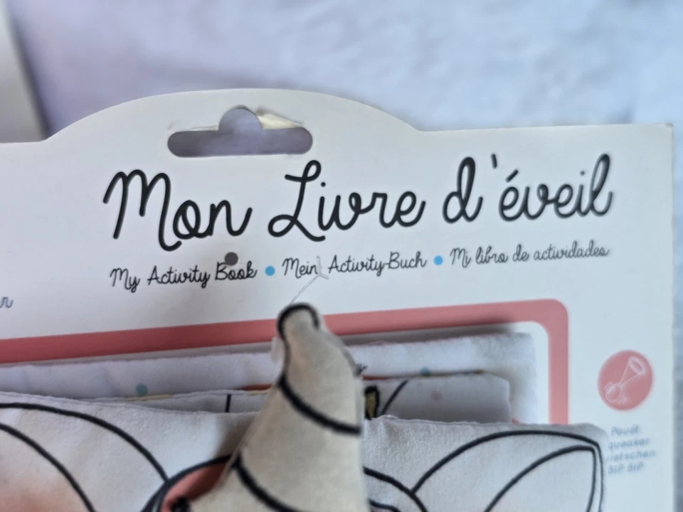 Kaloo Happy Unicorn Soft Plush Baby Activity Book Toddler Toy - Pack of 2 - Image 3 of 4