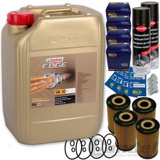 ÖLFILTER FILTEREINSATZ+20L CASTROL 5W30 LL für VW T5 BUS TOURAN PASSAT AUDI A3