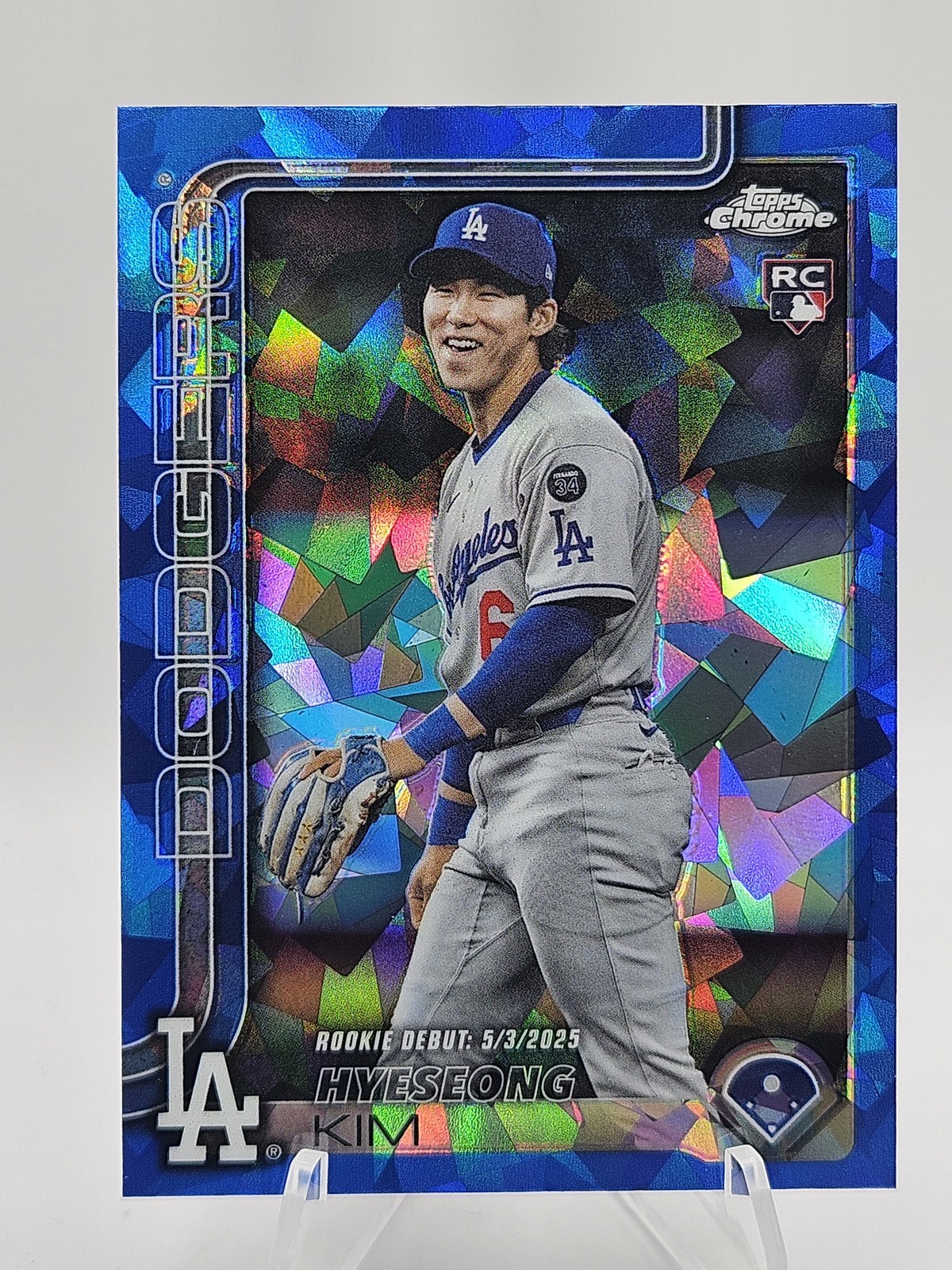 2025 Topps Chrome Update Sapphire #USC149 Hyeseong Kim Debut RC
