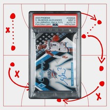 2023-24 Phoenix Calligraphy Onyx FOTL Shai Gilgeous-Alexander /17 PSA 9/AUTO 10