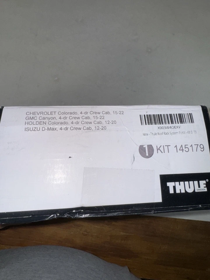 Kit de ajuste de portaequipajes de techo Thule 145179 para (2015-2022) Chevrolet Colorado, GMC Canyon Foto 4 de 4