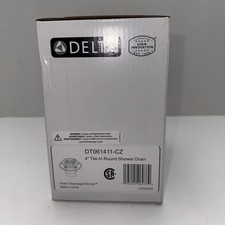 Delta DT061411-CZ 4" Tile-In Round Shower Drain - Champagne Bronze