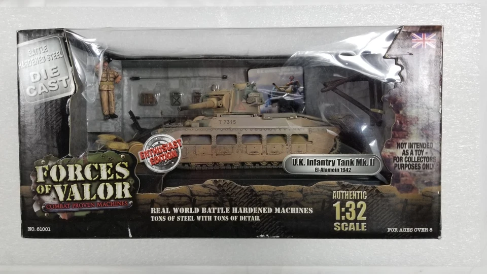 Sealed 2003 Forces of Valor #81001 U.K. Infantry Tank Mk. II (El-Alamein 1942) - Image 2 of 4
