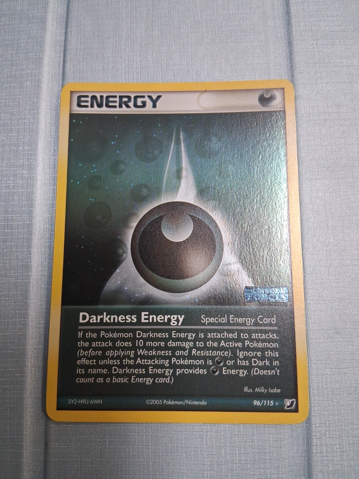 Pokemon Darkness Energy Unseen Forces 96/115 Reverse Holo Stamped NM Fast Ship