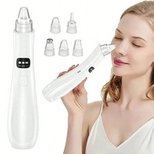 Electric Blackhead Remover Cleaner Face Diamond Pore Vacuum Suction White Heads