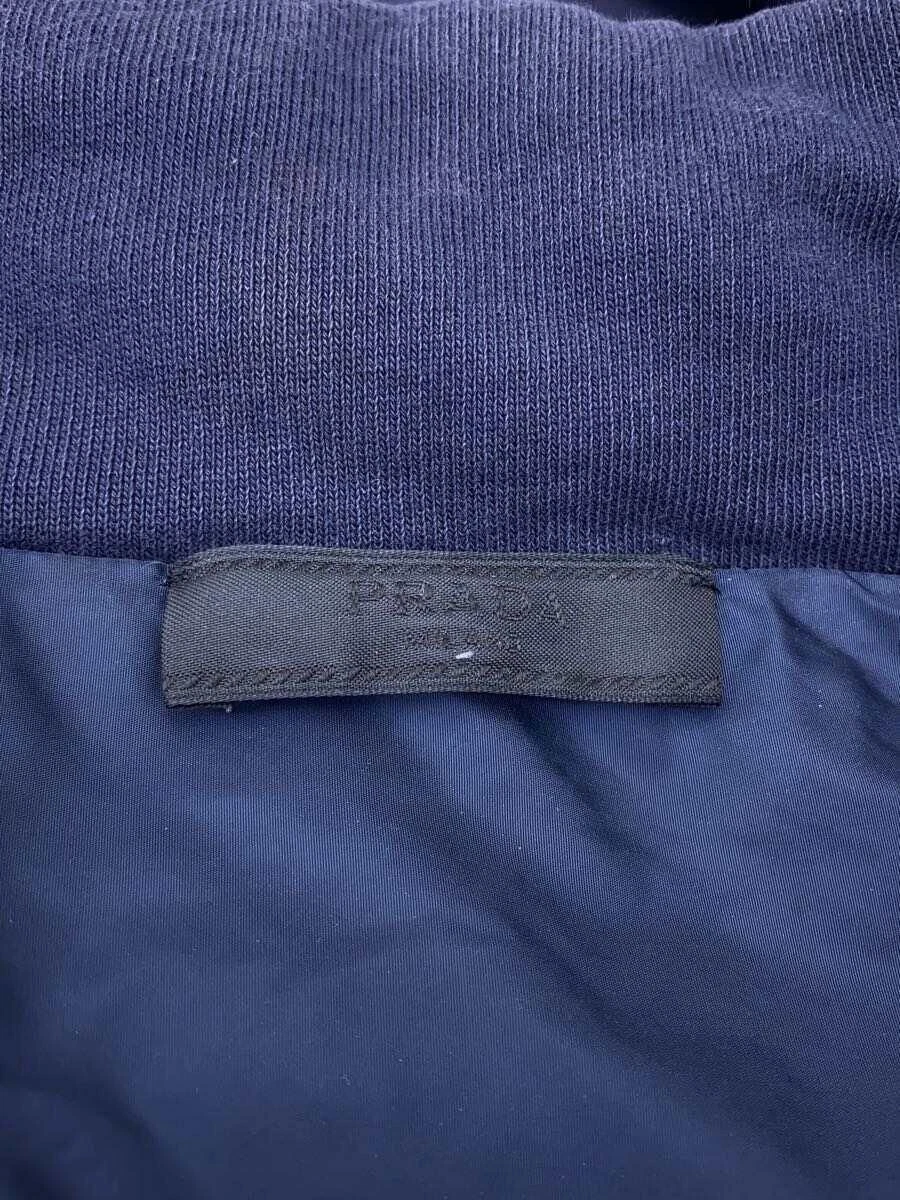 Felpa con cappuccio e zip Prada XXL cotone navy ACS1 2015 1281 usata