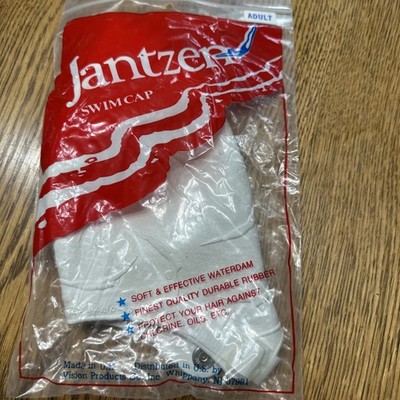 Vintage JANTZEN Womens Rubber Swim Cap/Bathing Cap in Original Packaging READ