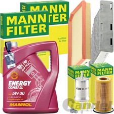Mann Kit D'Inspection + mannol 5W-30 Huile Convient pour 2.0 TFSI VW Passat B6