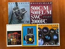 Lot of 5 Vintage HASSELBLAD Photography Ephemera Catalogs Brochures 70'S