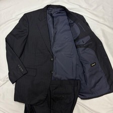 Loro Piana Suit Set Navy Stripe Super 130'S Size M