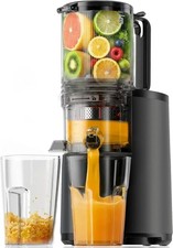 Cold Press Juicer 6.5 Extra Large Feed Chute Juicer Machines Hands Free 350W