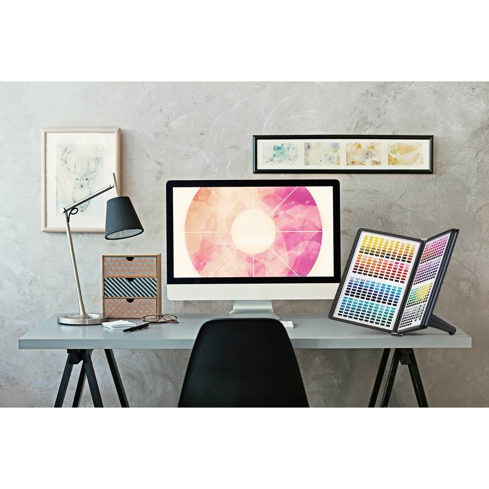 Présentoir de table durable SHERPA SOHO avec 5 plaques - 3