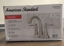American Standard Rumson 4" Centerset Bathroom Faucet Brushed Nickel WaterSense