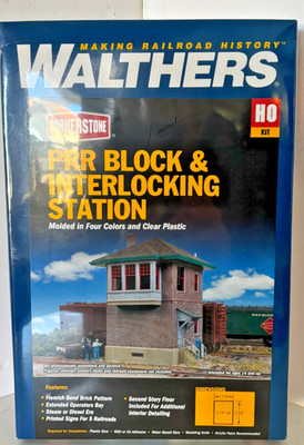 HO Scale Walthers PRR Block & Interlocking Station 933-2982 (Unopened)