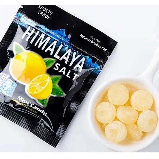 HIMALAYA SALT Sports Candy Extra Cool Lemon 1 Box (15g x 12 packets) - Image 2 of 2