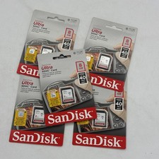  5 NEW SanDisk 8GB Class 10 Ultra SDHC Card Speed up to 40MB/s HD New Sealed