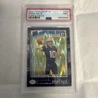 Panini 2024 Donruss Optic Drake Maye #229 Purple Shock Prizm RC PSA 9