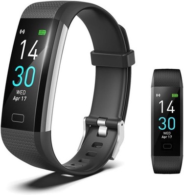 Fitness Activity Tracker Watch as Fitbit Heart Rate Monitor Pedometer for Women