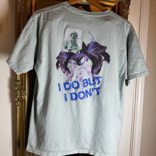 Empyre Teal VaporWave T-Shirt I Do But I Don’t Men’s Size Large Pink Skater - Picture 5 of 9