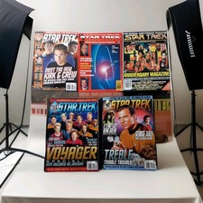 X5 Star Trek Magazine Job Lot Official Anniversary Magazine StarTrek 30th