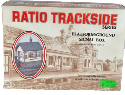 Ratio 503 OO Gauge Platform Ground Level Signal Box Plastic Trackside ...