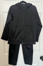 Old Navy Boys Techie Fleece Set , Black, Size 8