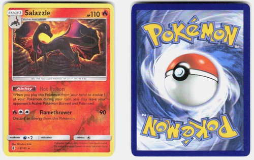 Salazzle 16/145 Guardians Rising Pokemon Reverse Holo Lightly Played