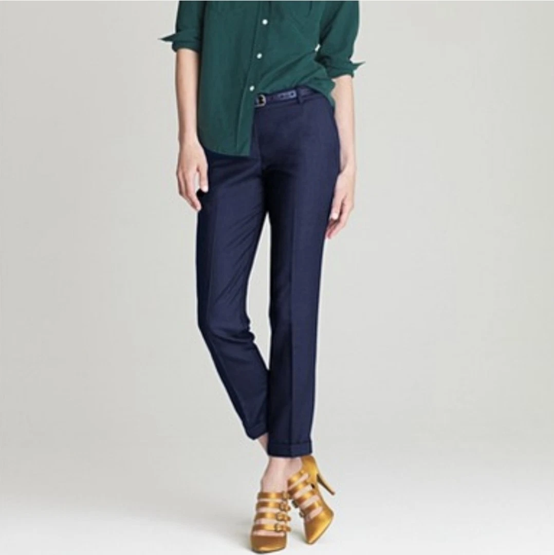 NWOT J. Crew 100% Wool Cafe Capri - Sz 2