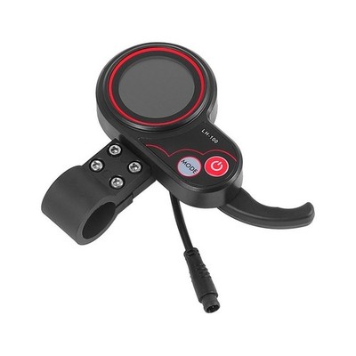 Kilometerzähler Tachometer für Mercane MX60 Elektroroller 6 Pin LCD schwarz