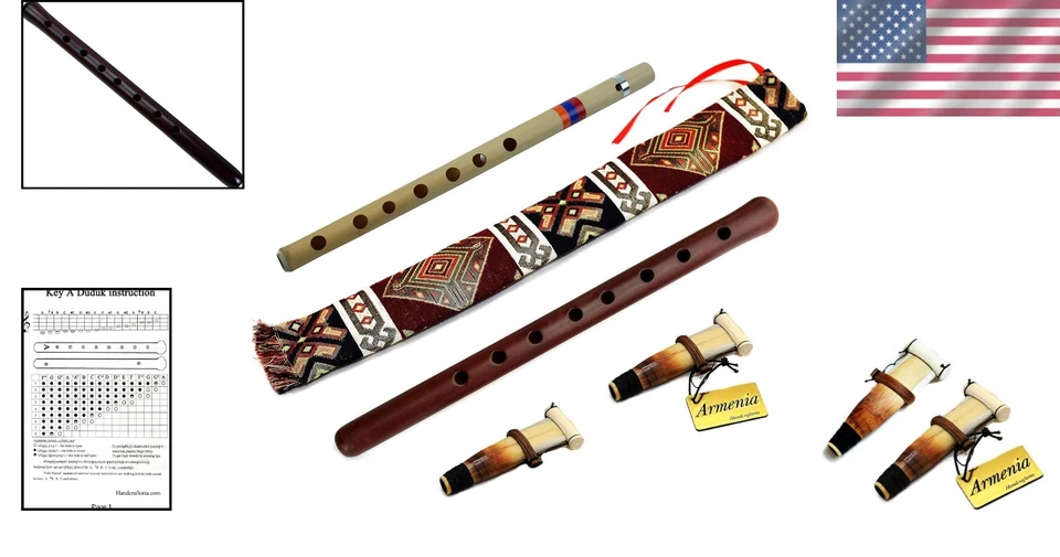 Auténtico Duduk de Armenia - Instrucciones de juego Foto 2 de 4