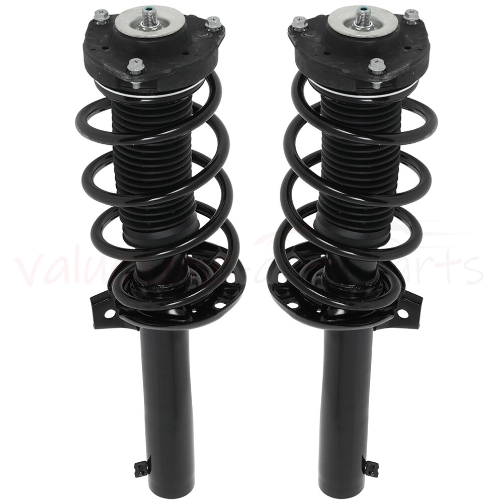 2x Front Shock Struts Assembly Coil Spring For Volkswagen