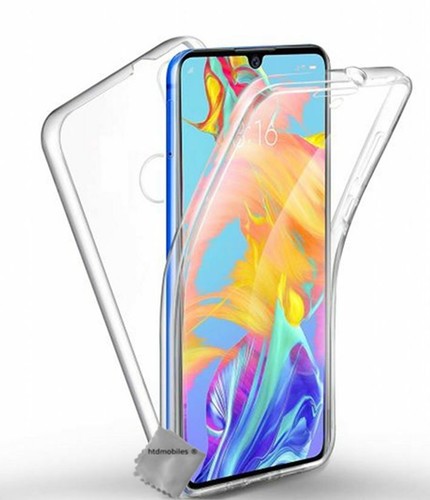 Coque Gel 360° Complète + Film écran Pour Huawei Mate 20 Pro - Transparent, Neuve