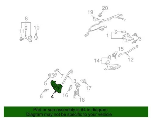 Original GM 1995-2005 Chevrolet Buick Pontiac Oldsmobile Century Latch 16636579 Foto 2 de 2