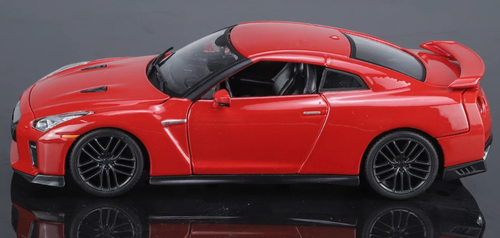 AL Bburago 1:24 Red JDM 2017 GT-R R35 Racing Sports Model Diecast Collect Car - Picture 7 of 24