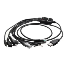 8 in 1 USB Programming Cable for Motorola Kenwood ICOM BAOFENG TYT QYT Radio