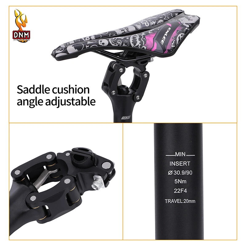 DNM MTB Road 27.2/31.6/30.9mm x 350mm Suspension Seatpost - Image 4 of 4