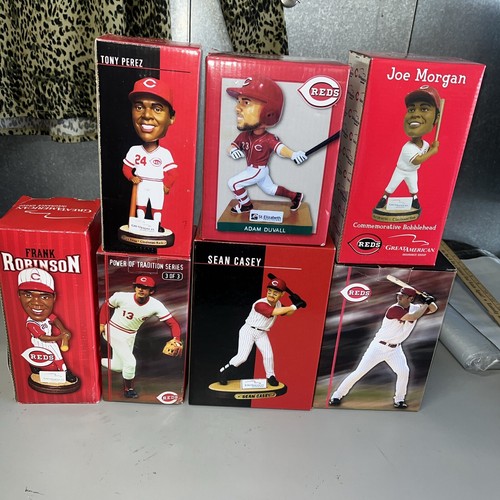 Cincy reds Seven bobble head-Morgan-Dunn-Casey-Robinson-Perez-Concepcion-duvaLL - Picture 4 of 15