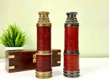 Antique Maritime Telescope Marine Nautical Brass Pirate Vintage Spyglass Stylish