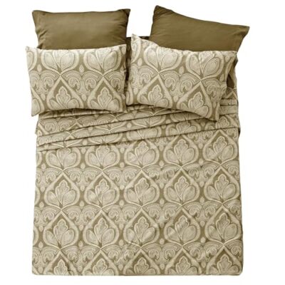Lux Decor Queen Sheet Set, 6-Pc Cooling Bed Set,  Assorted Colors , Sizes 