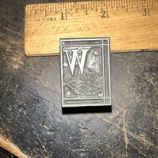 Printing Block “ Letter (W) “ Nice Details