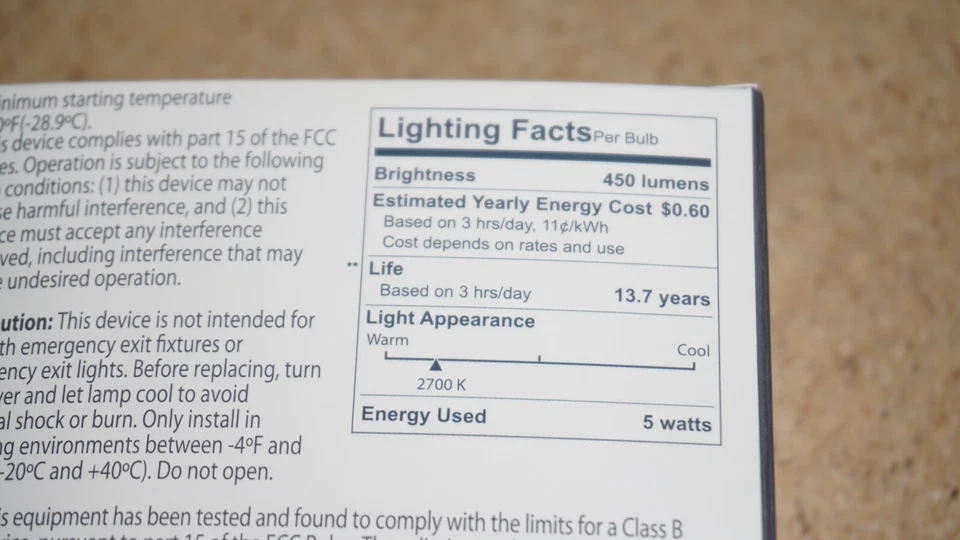 (12 Bulbs) T6 LED Soft White Light Bulbs 5 Watts (40W Equivalent) - Image 3 of 3