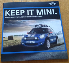 2010 / 2011 MINI COUNTRYMAN & JOHN COOPER ACCESSORIES car sales brochure from UK