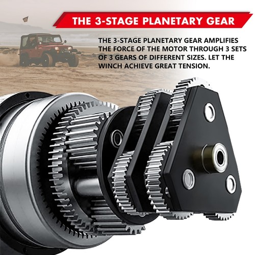 X-BULL Electric Winch 10000LB 12000LBS 13000LBS 14500LBS 4WD Trailer Jeep Winch - Picture 43 of 132