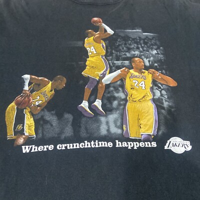 Vintage Majestic Kobe Bryant Lakers MVP Where Crunchtime Happens