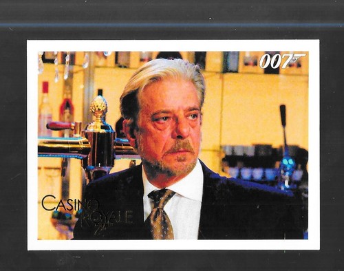 James Bond 2015 Archives Casino Royale Gold Foil Parallel Card 053 107/125 - 第 1/2 張圖片