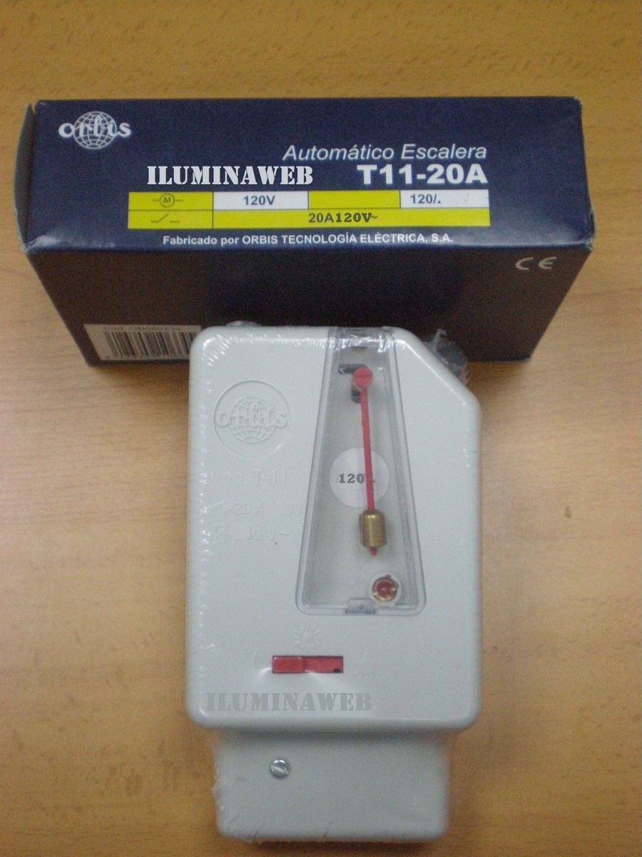 ORBIS T11-20A 120V Automatico Temporizador Minutero de Escalera
