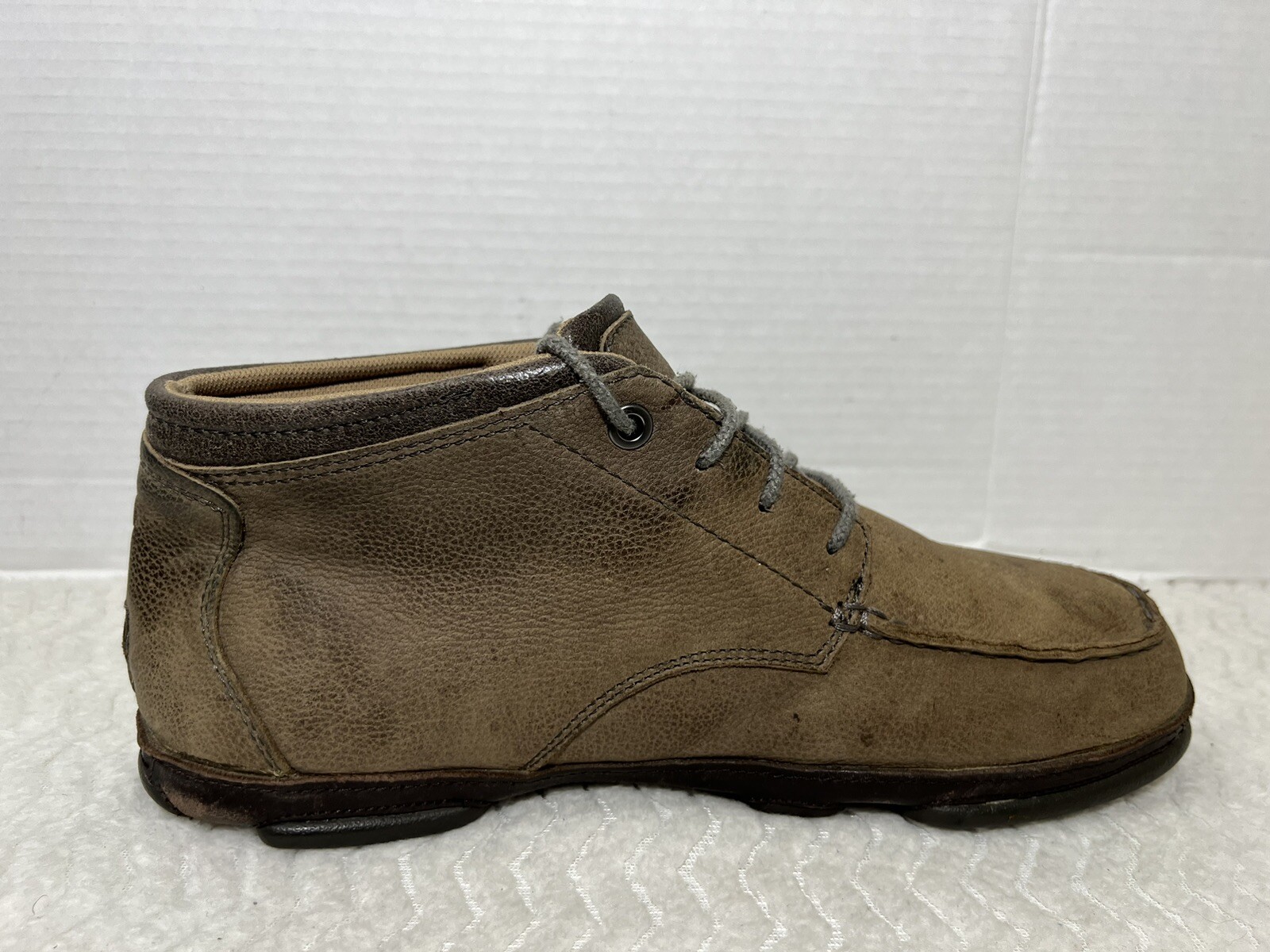 OluKai Honolulu Lace Men\'s Dark Brown Leather Chukka Boots US M9 EUR 42‎ Olukai Kaha chukka Boot Dark Brown leather | Mercari main image 3